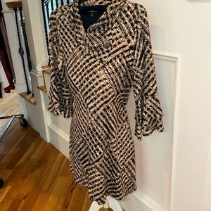 This is a comfy, loose fitting dress with a lot of style!